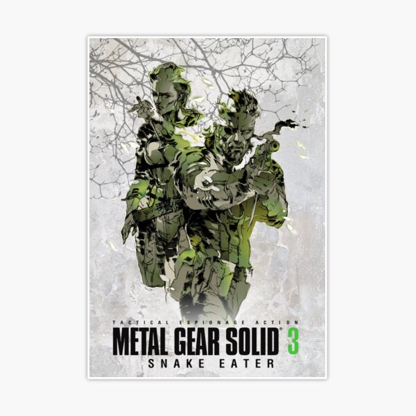 Metal Gear Solid 3 poster Sticker for Sale by PFCpatrickC