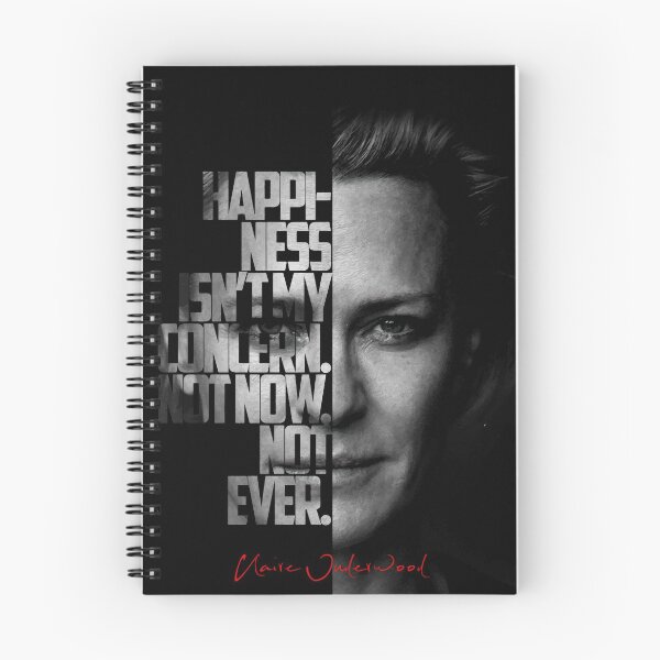 Item preview, Black and white Claire Underwood House of Cards quote. designed and sold by Enea Kelo.
