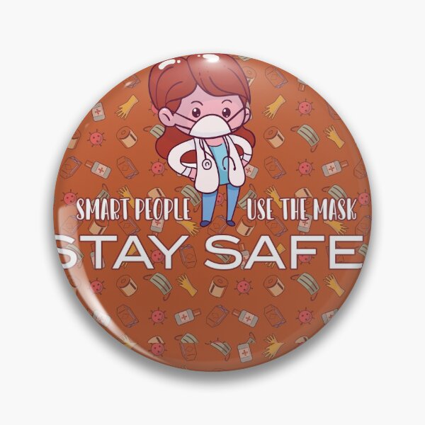 Item preview, Smart people use the mask, please stay safe - a doctor is using her mask designed and sold by Aura-E.
