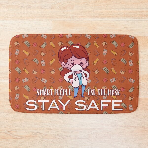 Item preview, Smart people use the mask, please stay safe - a doctor is using her mask designed and sold by Aura-E.