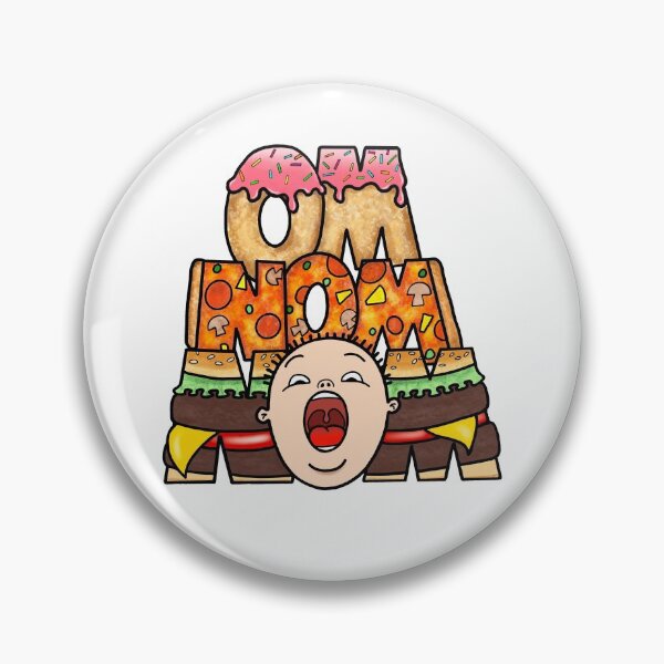 Item preview, Om Nom Nom | Fast Food Eater designed and sold by theBlueKazoo.