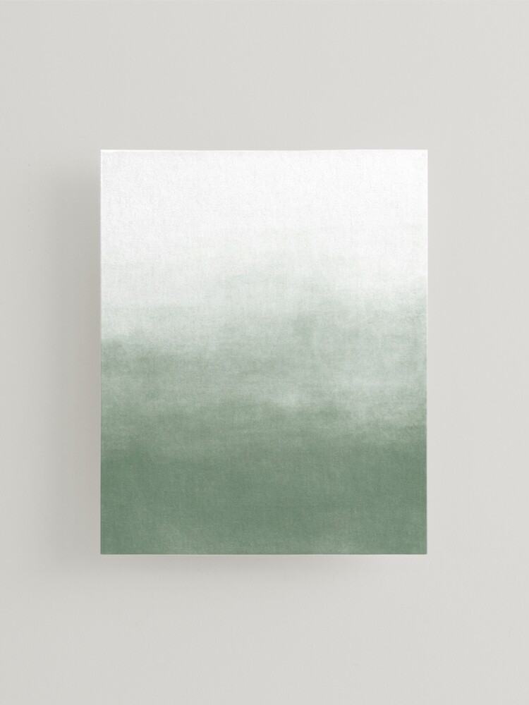 Ombre Paint Color Wash (sage green/white) Canvas Print for Sale by  designminds