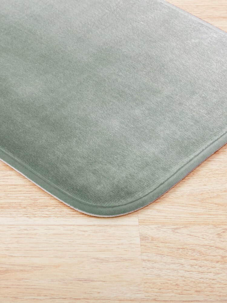Alternate view of Ombre Paint Color Wash (sage green/white) Bath Mat