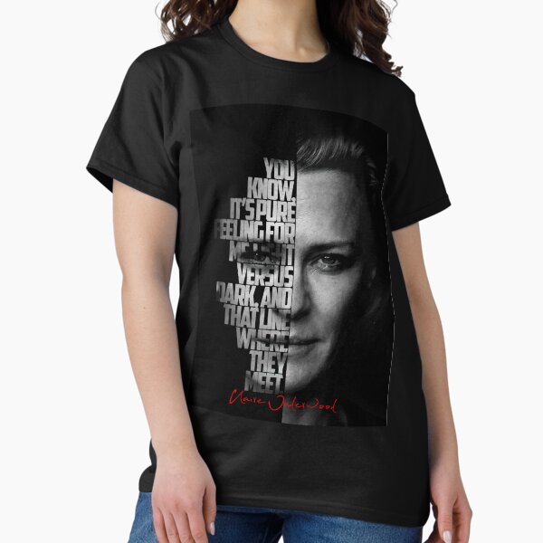 Item preview, Black and white Claire Underwood House of Cards quote. designed and sold by The Wise Fortress.