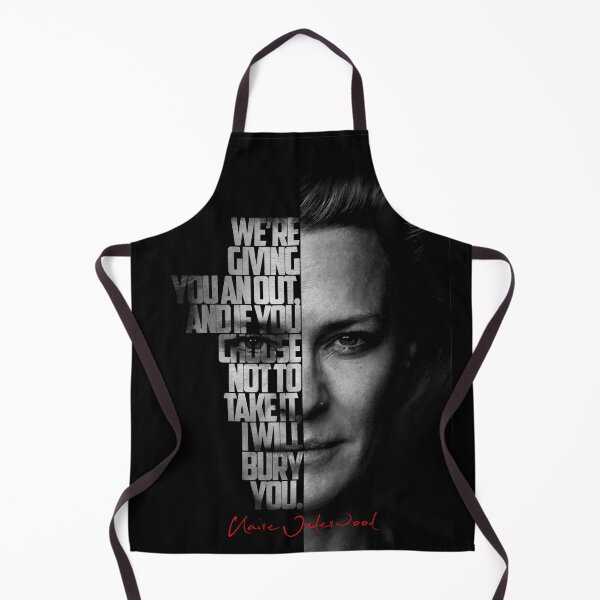Item preview, Black and white Claire Underwood House of Cards quote. designed and sold by Enea Kelo.