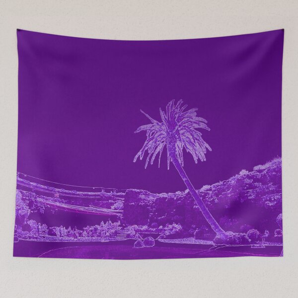 Item preview, Deep Purple Palm Tree designed and sold by By-Danni-Marie.