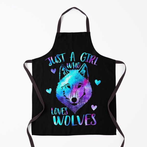 Item preview, Just a girl who loves Wolves designed and sold by PrettyPittie Shop.