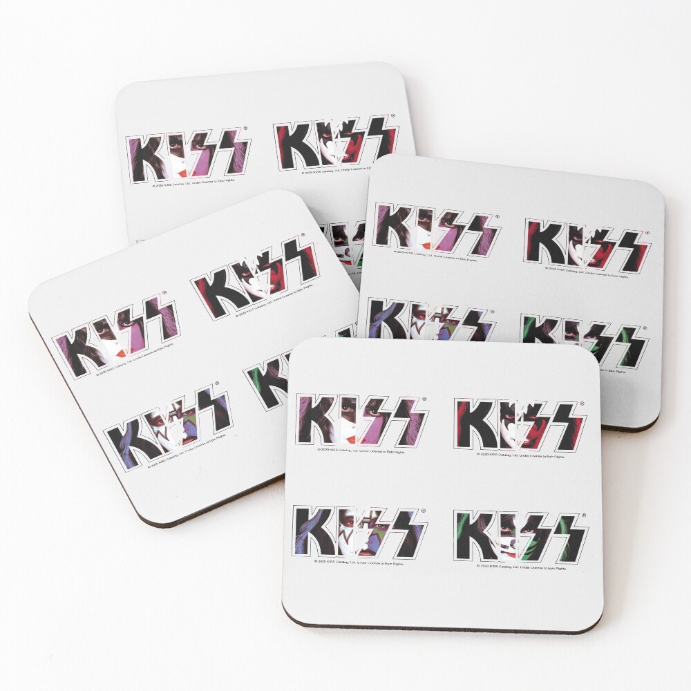 KISS Sticker Pack Coasters (Set of 4)