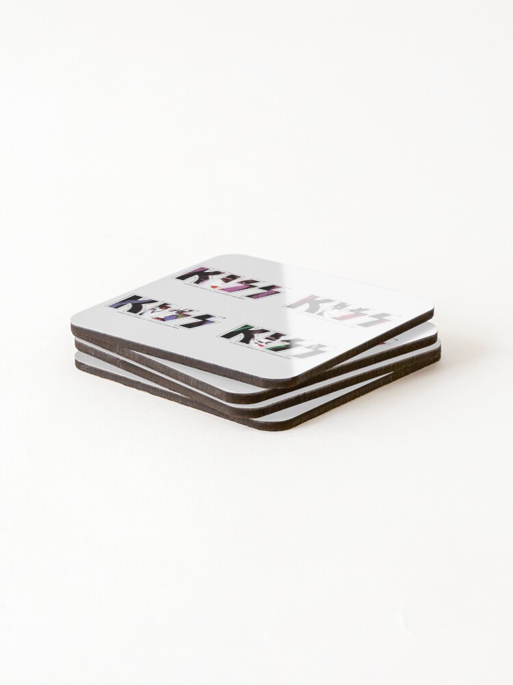 Alternate view of KISS Sticker Pack Coasters (Set of 4)