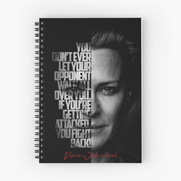 Item preview, Black and white Claire Underwood House of Cards quote. designed and sold by Enea Kelo.