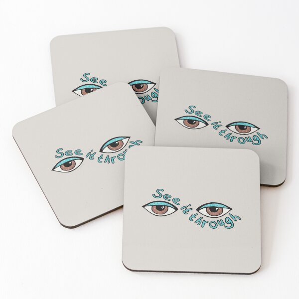Item preview, See It Through Aquamarine Brown designed and sold by evastina.