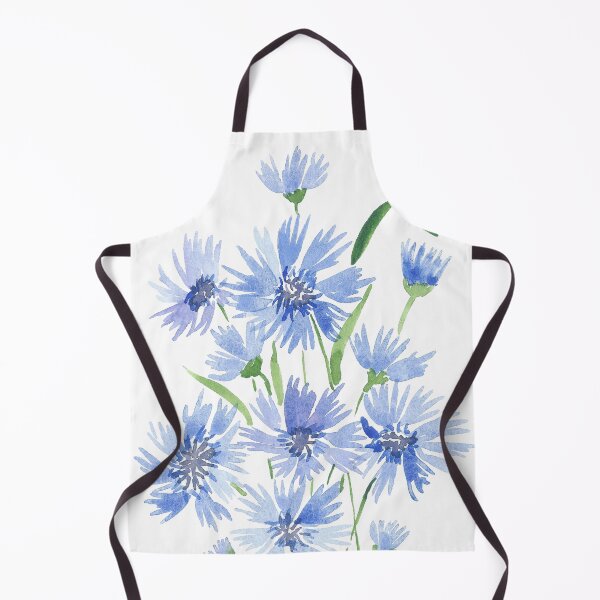 Item preview, Cornflower, floral watercolor painting designed and sold by SharonRoseR.