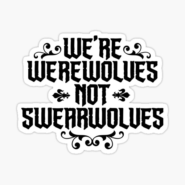 Aperçu de l'œuvre Les loups-garous ne jurent pas ce que nous faisons créée et vendue par kwillhoite.