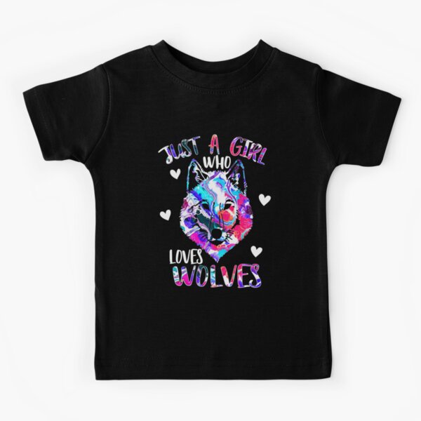 Girls clearance wolf shirt