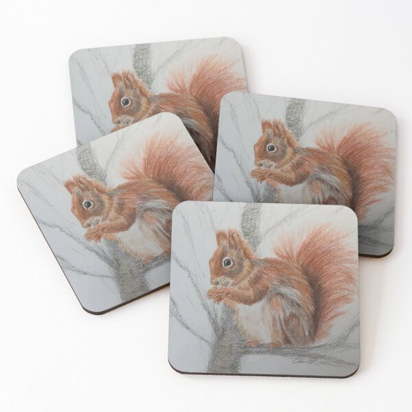 Item preview, Red Squirrel in a tree designed and sold by Elaine Rittler.