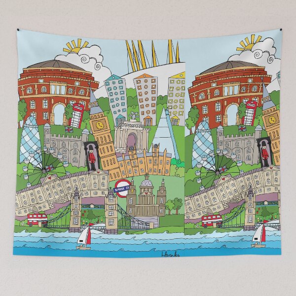 Item preview, London UK Artwork  designed and sold by LouiseFranksArt.