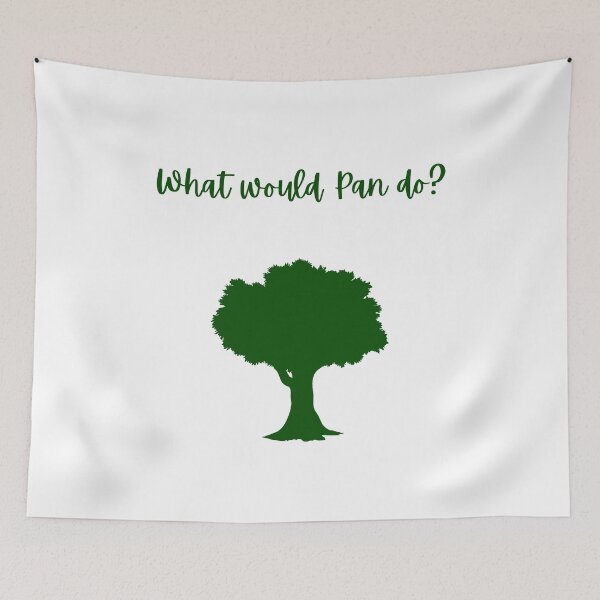 Item preview, What would pan do? Grover Percy Jackson (green) designed and sold by DragonJake.