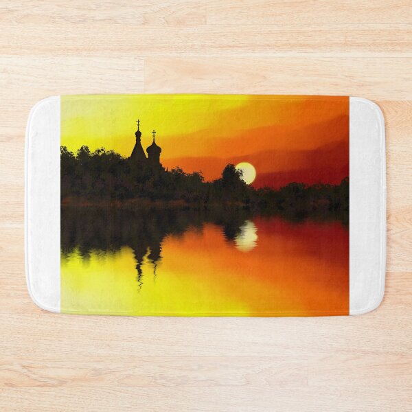 Item preview, Orthodox Church At Sunset designed and sold by sirglennbo.