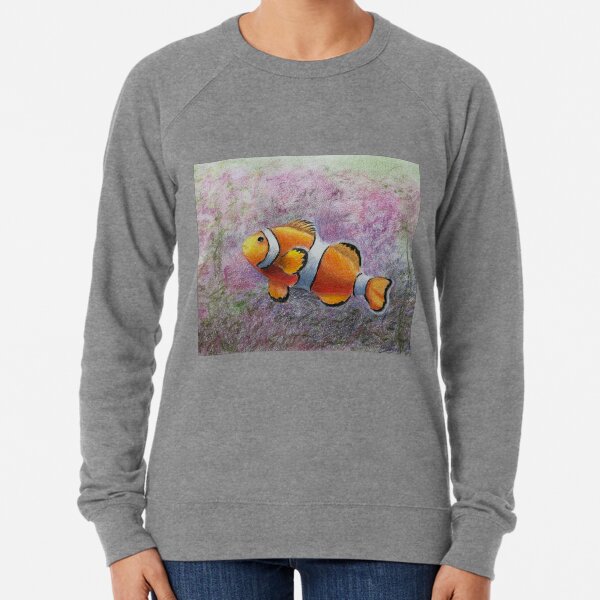 Single Clown Fish Lightweight Sweatshirt