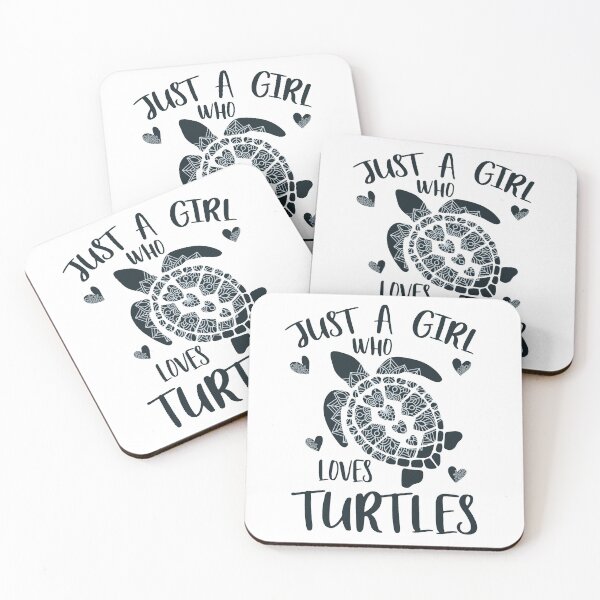 Item preview, Just a girl who loves Turtles designed and sold by PrettyPittie Shop.
