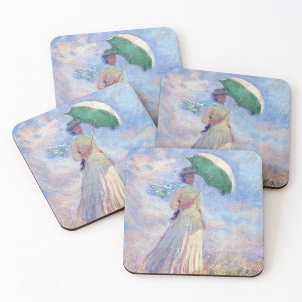 Item preview, Claude Monet - Woman with a Parasol facing right designed and sold by PaintingArtwork.