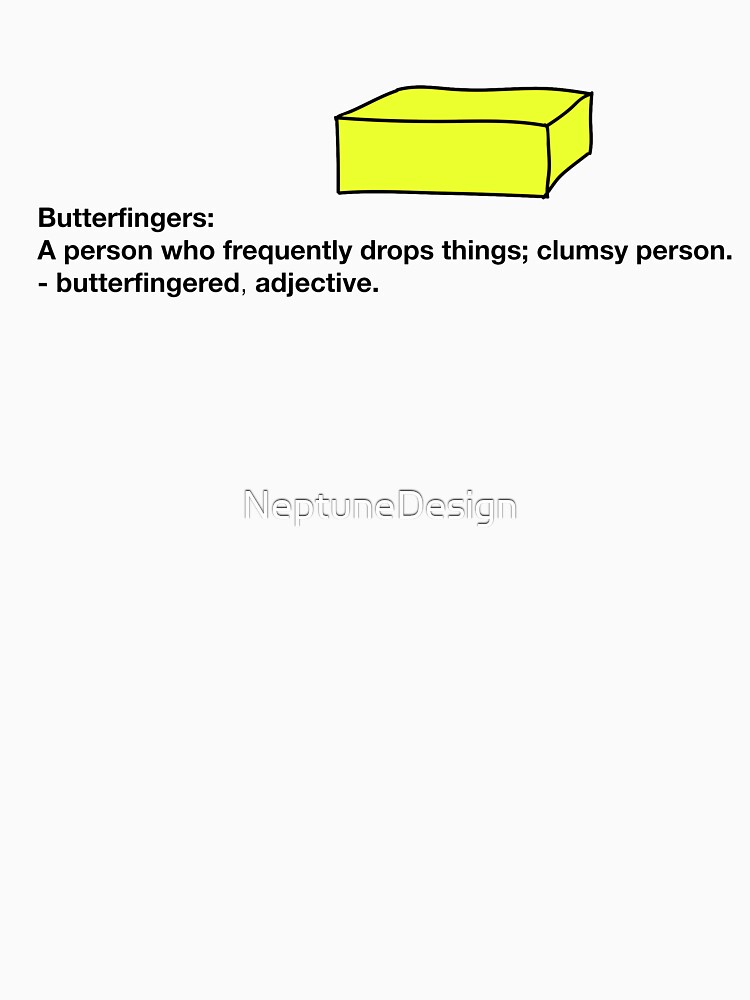 t shirt butterfingers