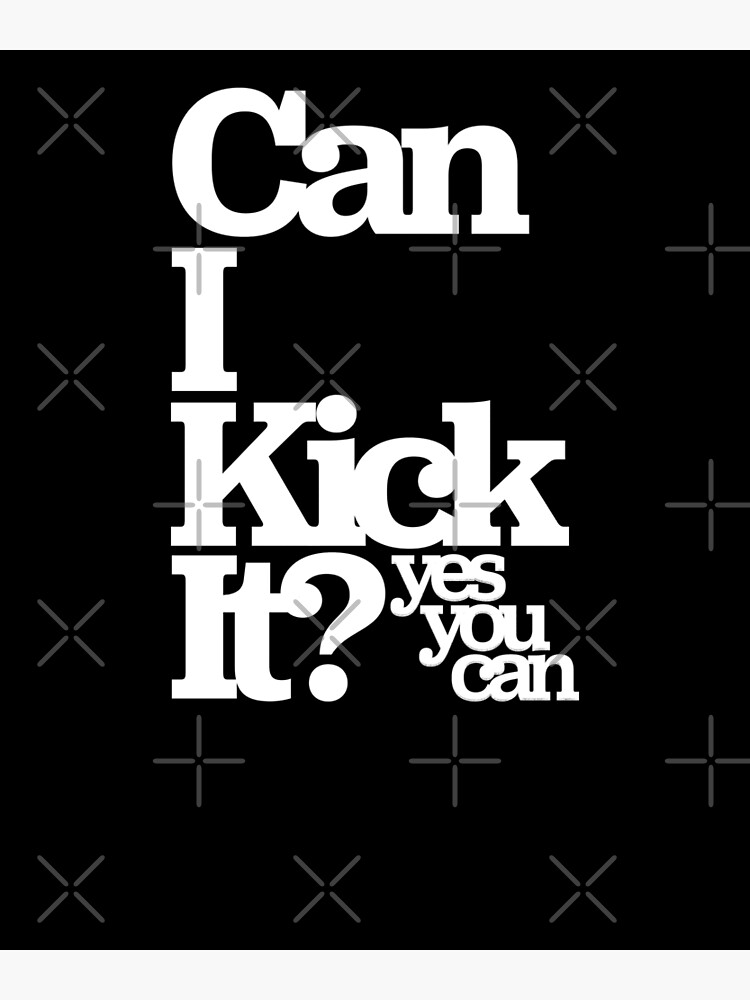 "Can I Kick It? Yes You Can! Great Gift for Old School Hiphop Heads