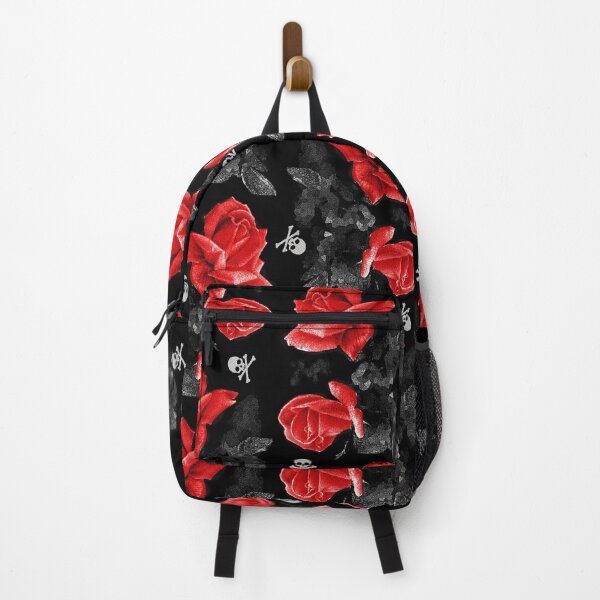 Item preview, Rose Skulls Gothic Red Pattern designed and sold by OpheliaThree.