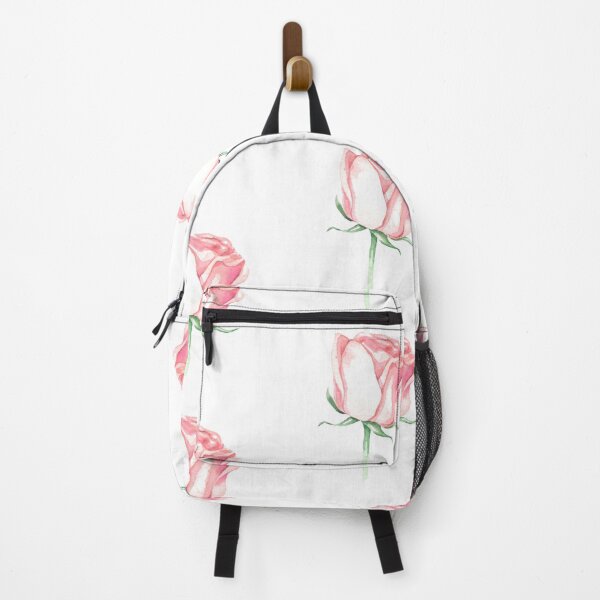 Item preview, Pink blooming rose sticker designed and sold by sentimentalica.
