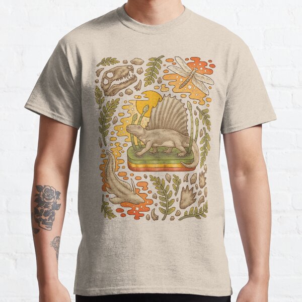 Daydream Dimetrodon | Natural History Art | Permian Prehistoric Life Classic T-Shirt