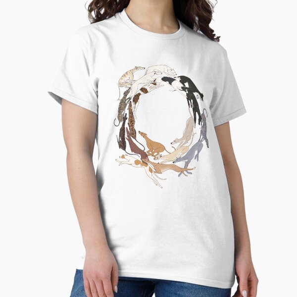 Item preview, The Greyt Hound Romp designed and sold by InkHoundArt.