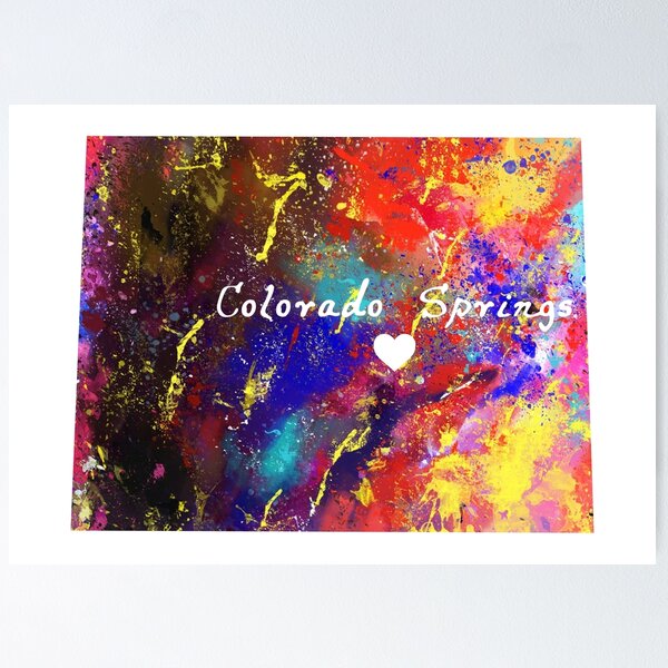 Item preview, Colorado Springs love heart  Quote Art Design In designed and sold by vividpixelusa.