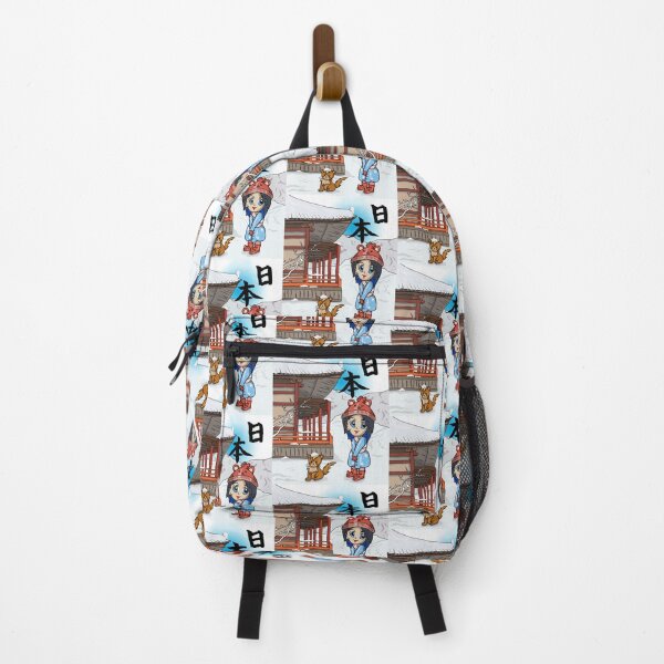 Item preview, Snowy day at the Japanese shrine designed and sold by CuisineCat.