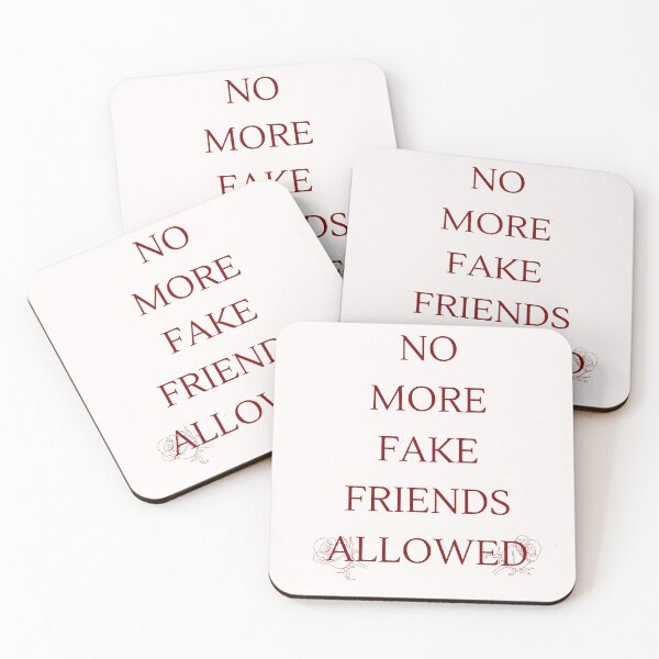 Item preview, ¡No más amigos falsos! designed and sold by TheMauveCat.