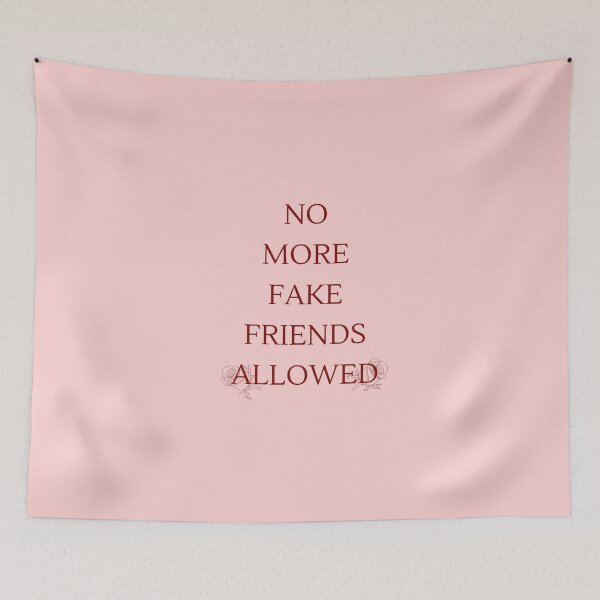 Item preview, No more fake friends ! designed and sold by TheMauveCat.