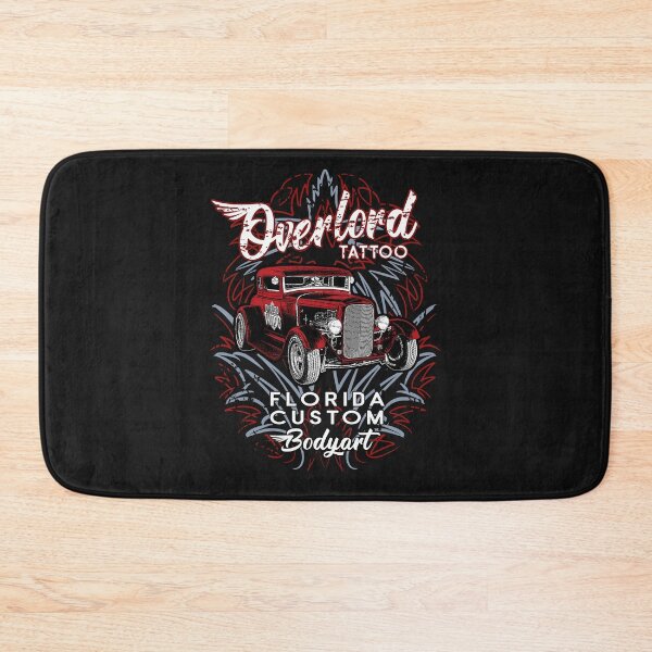 Item preview, Overlord Tattoo shop T-shirt Hot Rod designed and sold by EttoreBechis.
