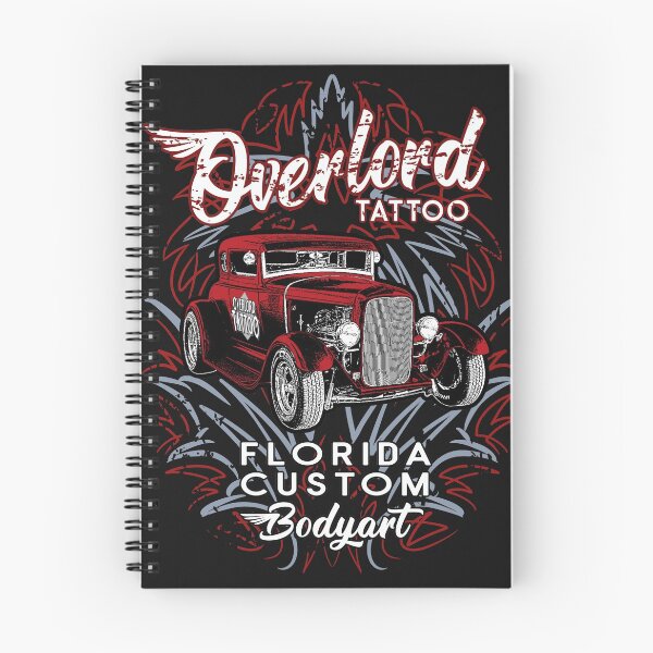Item preview, Overlord Tattoo shop T-shirt Hot Rod designed and sold by EttoreBechis.