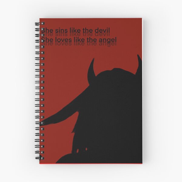 Item preview, She sins like the devil , She loves like the angel.  designed and sold by MBartistic.