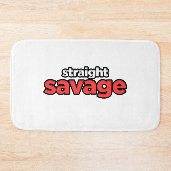 Item preview, Straight Savage Red and White Logo designed and sold by PeterPrv.
