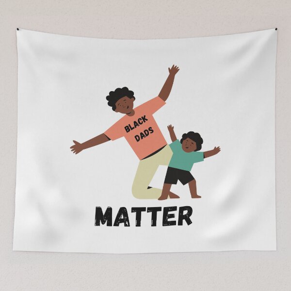 Item preview, black dads matter designed and sold by artjojo.