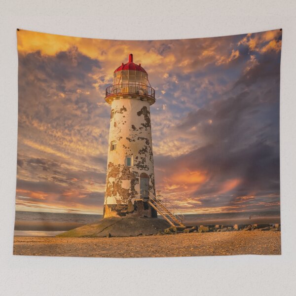Item preview, Talacre Lighthouse Sunset Wales designed and sold by AJEvans.