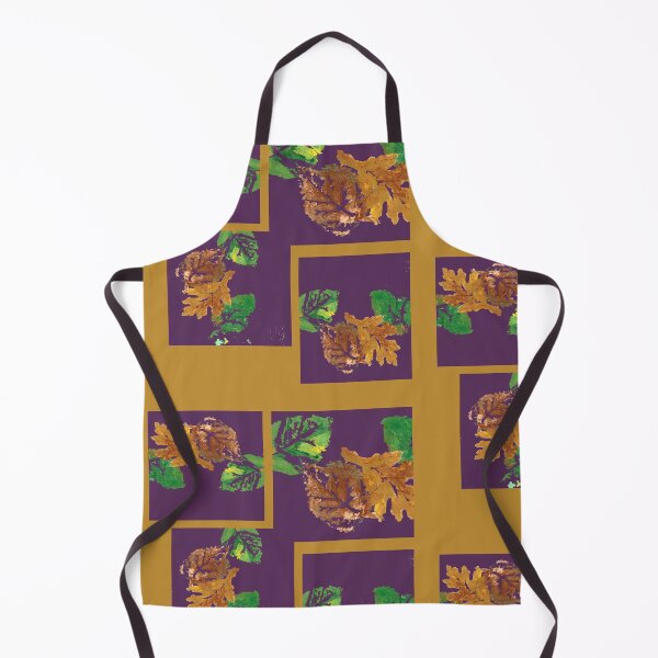 Item preview, Leaf Painting in Acrylic with digital gold brown background designed and sold by djrunnels.