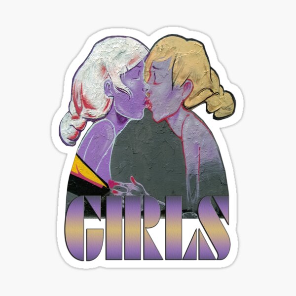 zarte Freundinnen Sticker