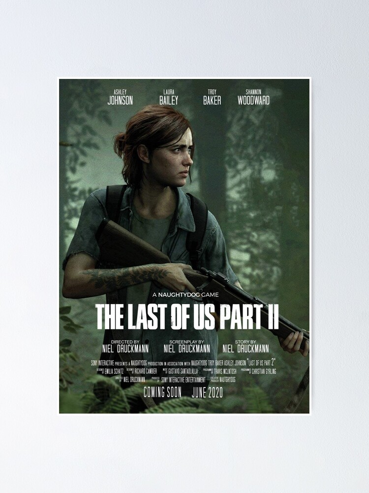 The Last Of Us 2 Ellie Poster Canvas Movie –