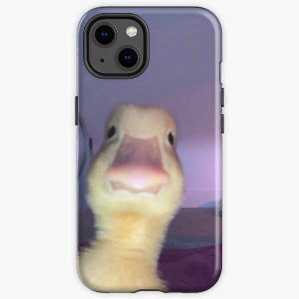 Funny duck selfie iPhone Tough Case