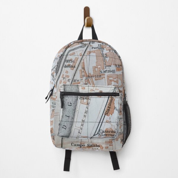 Item preview, Trento, Italy antique map, gray brown black designed and sold by djrunnels.