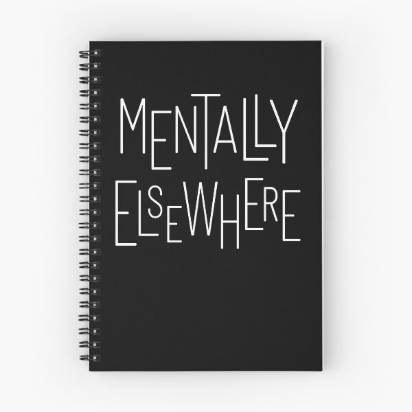 Item preview, Mentally elsewhere designed and sold by Zagach Letters.