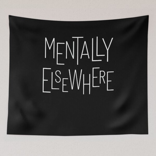 Item preview, Mentally elsewhere designed and sold by Zagach Letters.