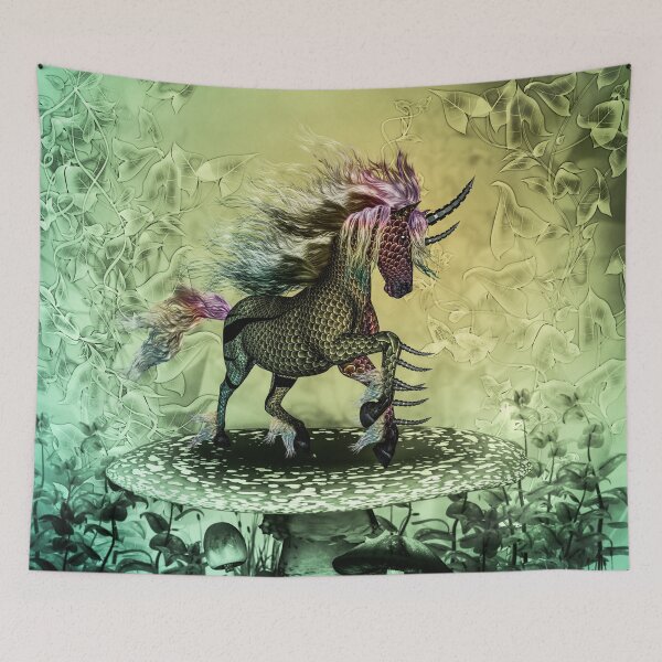 Item preview, Wonderful colorful fantasy horse designed and sold by nicky2342.
