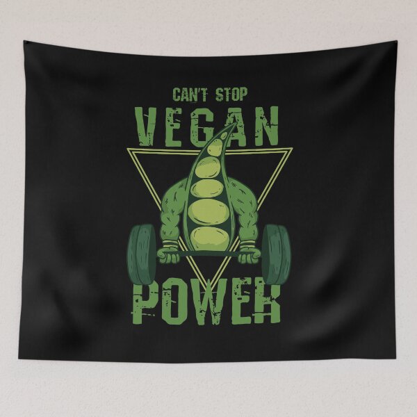 Item preview, Vegan Power Bodybuilding Gym Gift designed and sold by Grimbart.